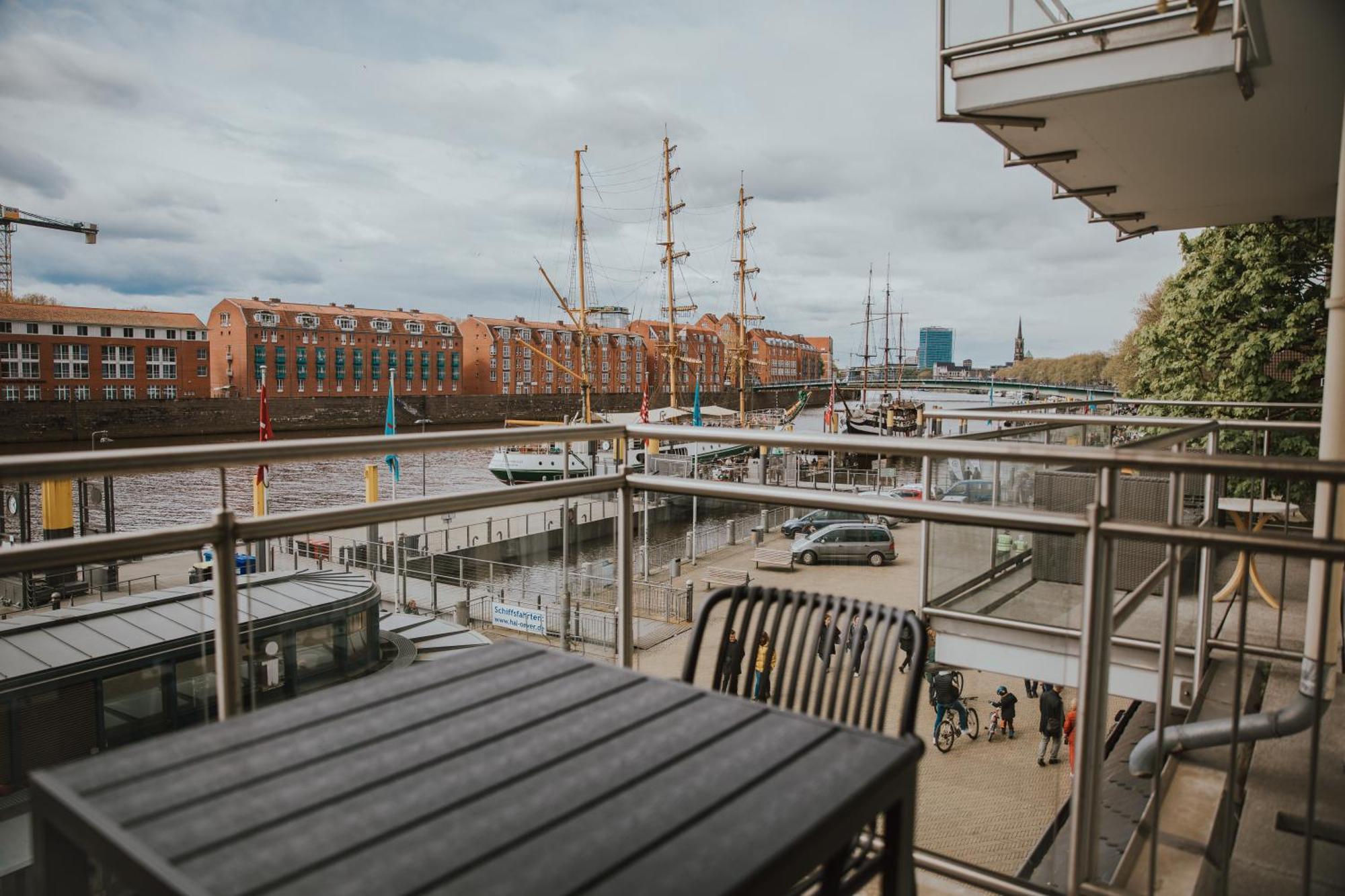 Moderne Wohnung Mit Weserblick Und Uferpromenade BRE Exterior photo